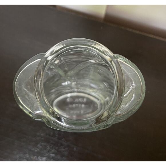 VTG Ann's House of Nuts Clear Twisted Glass Jar 9" Tall 3" Wide No Cork Lid - Picture 4 of 7